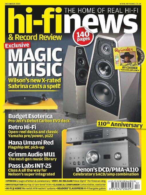 Détails du titre pour Hi Fi News par AV Tech Media Ltd - Disponible